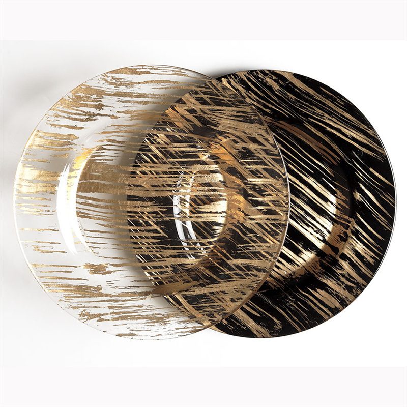Wholesale Glass Charger Plate PZ-038 - Image 3